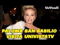 La cantante española Paloma San Basilio visita UniVistaTV