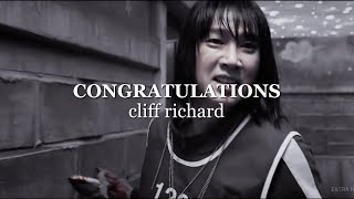 Congratulations  Cliff Richard slowed  Reverb  Squid Game Soundtrack 