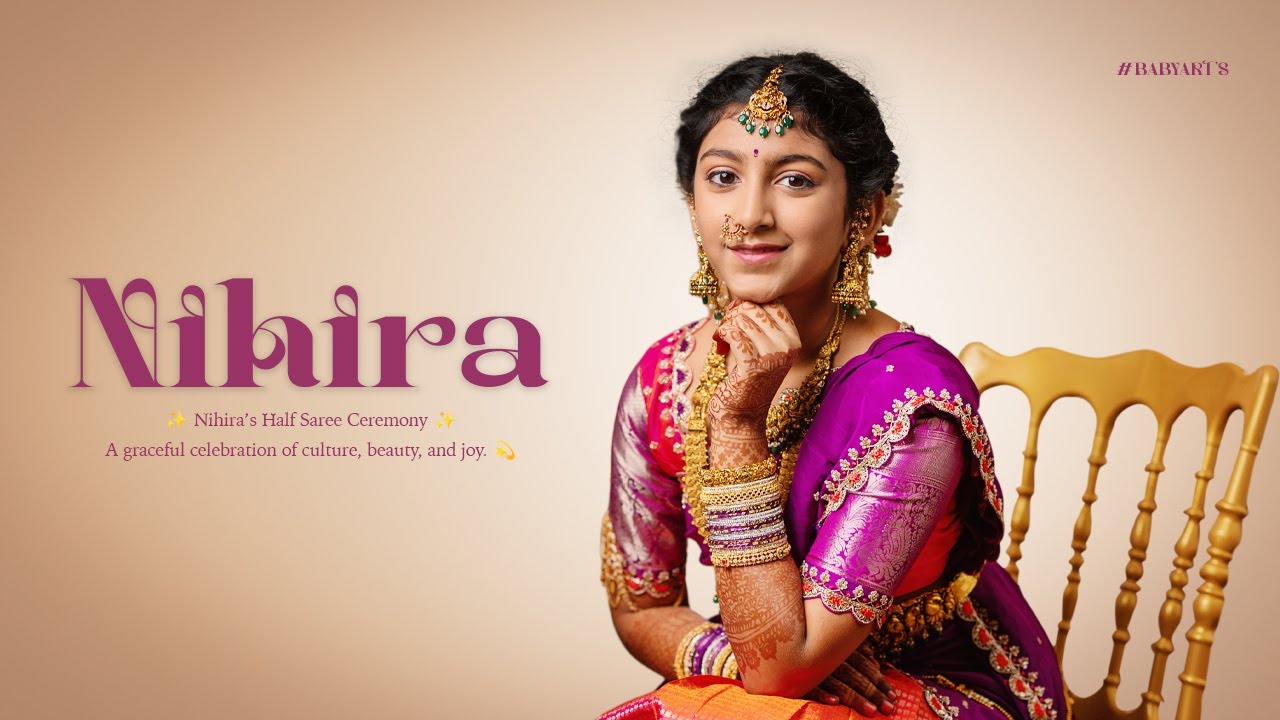Nihira’s| HalfSaree Teaser | Babyarts | Vizag