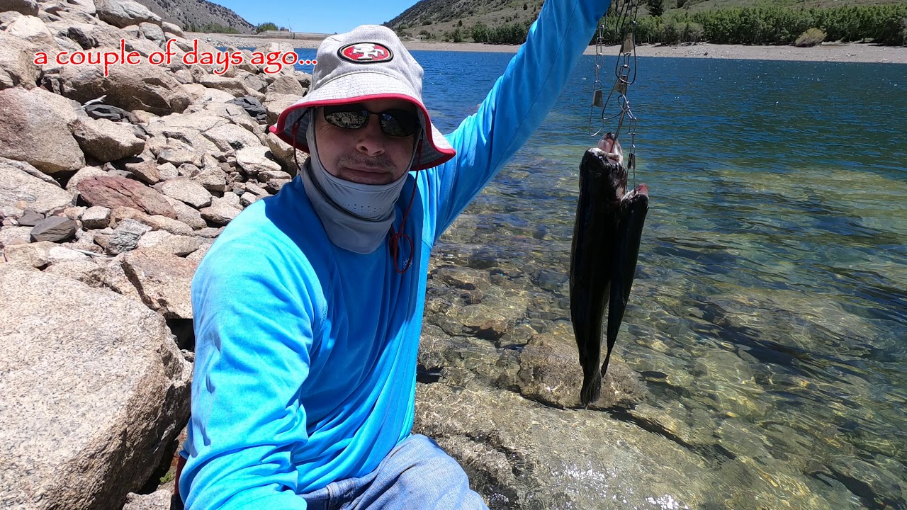 June 2020 DTF Trout Fishing At Lundy Lake Located In The Eastern Sierras EP 1of 2 YouTube