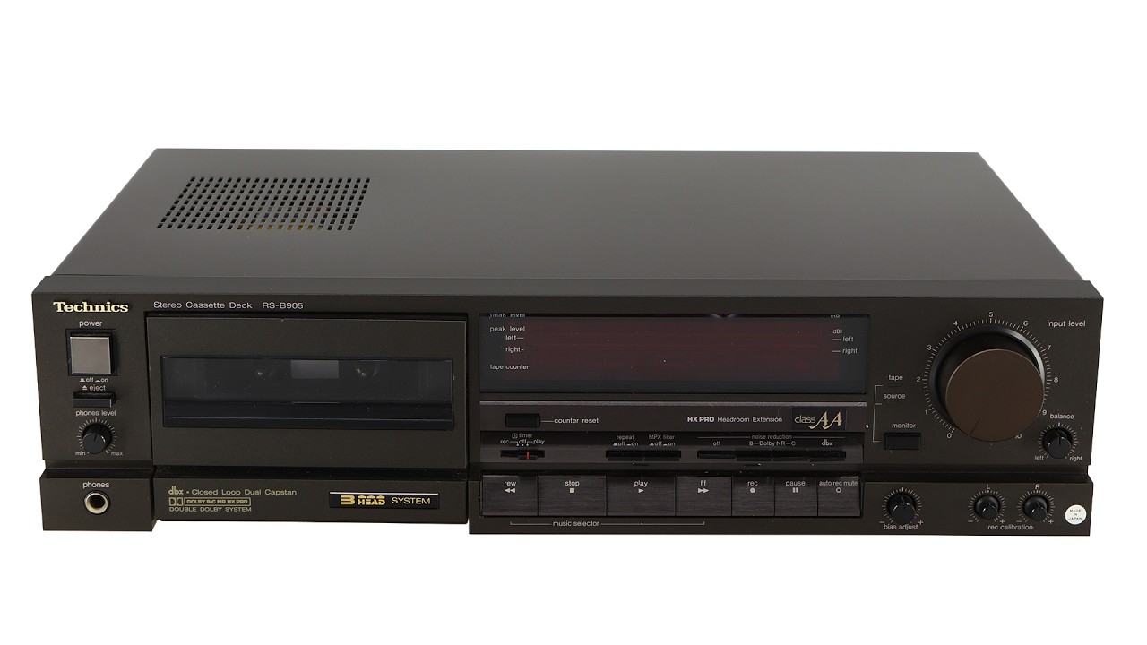 Technics RS-B905 Cassette Deck | 2ndhandhifi - YouTube