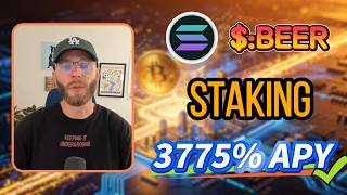 🚨 I Tried Solana BEER Staking for 24 Hours — Here's What Happened | 3775%
