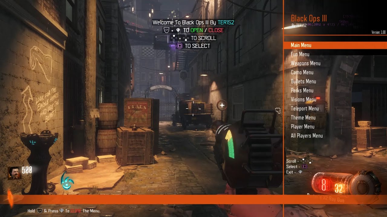 Black Ops III | Zombies Mod Menu | PS4