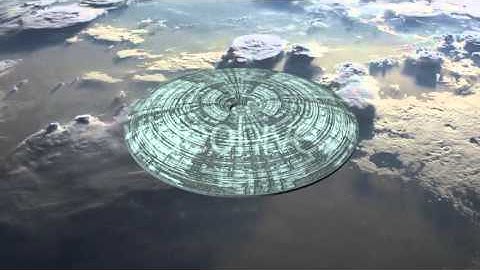 UFO Flying Saucer Approaching to Earth