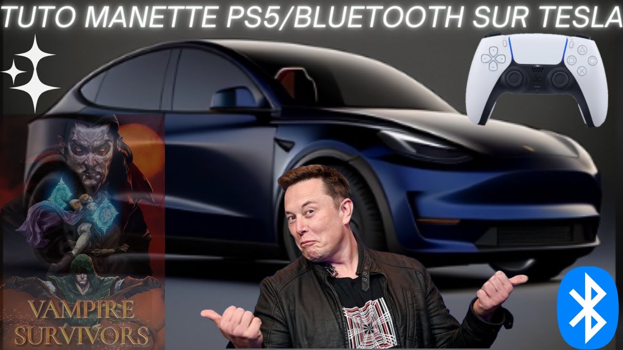 Tuto Manette PS5 & Bluetooth sur Tesla 