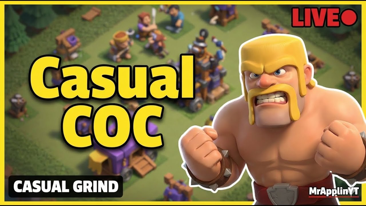 Clash of Clans LIVE 🔥 Clan Games Farming | Chill Hindi Stream