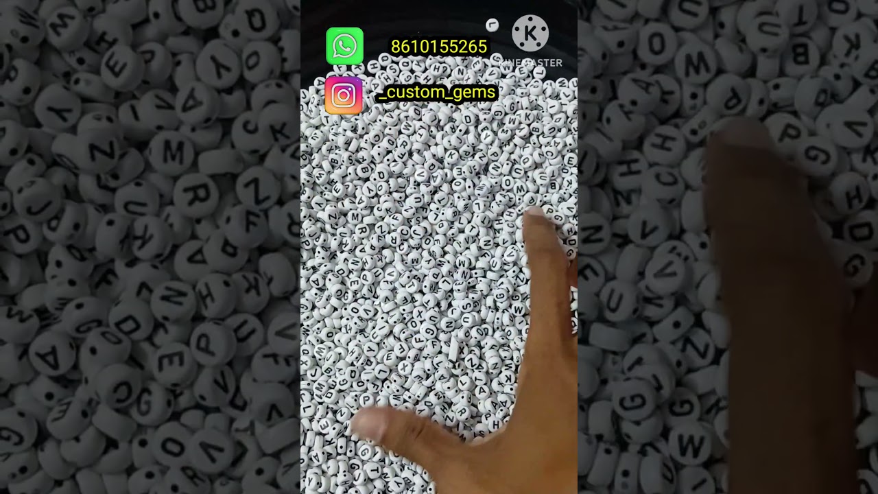 Alphabet beads model 1 restocked 