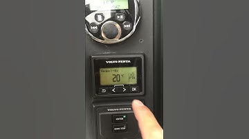 Volvo Penta ajotietokoneen moodit ja trippi resetointi