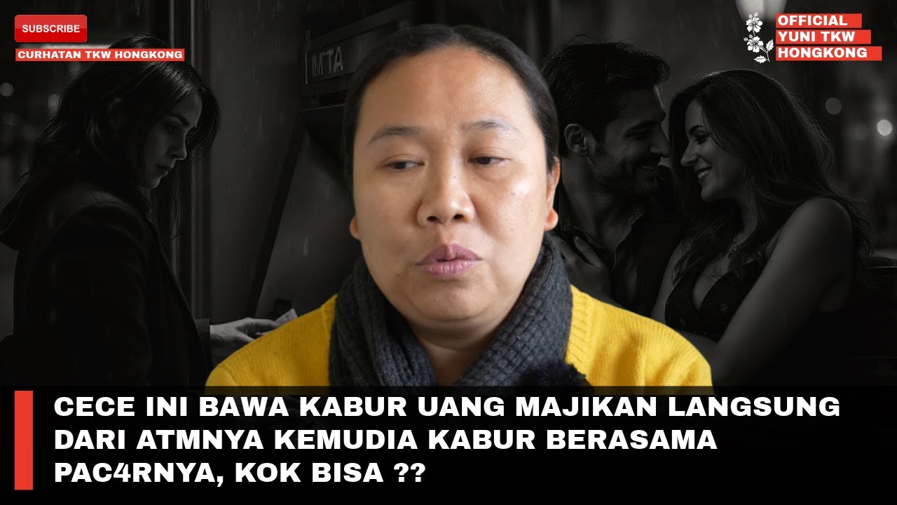 CECE INI BAWA KABUR UANG MAJIKAN LANGSUNG DARI ATMNYA KEMUDIA KABUR BERASAMA PAC4RNYA, KOK BISA ??