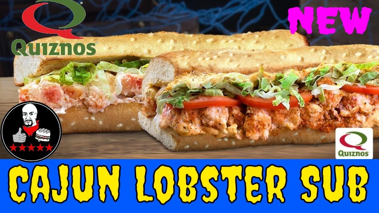 Quiznos NEW Lobster Cajun Sub REVIEW YouTube