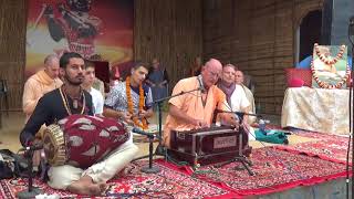 Kirtan Indradyumna Swami. Disappearance Day Srila Prabhupada. 23-10-2017