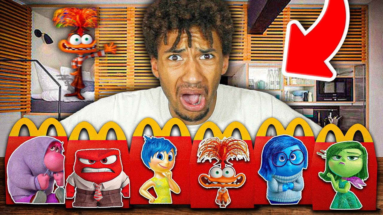 PROVO gli HAPPPY MEAL di INSIDE OUT 2 (FILM) del MC DONALD'S HORROR...