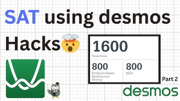 Watch how I use Desmos to solve SAT graph-based problems instantly 😶‍🌫️