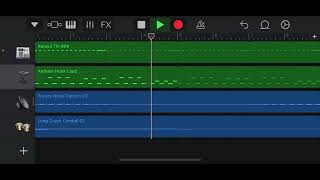 Speedcore song made in GarageBand iOS
