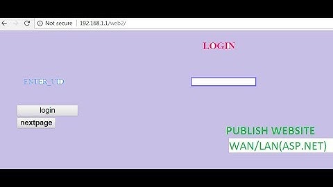 ASP.NET: WEBSITE PUBLISH IN IIS  USING VB 2010