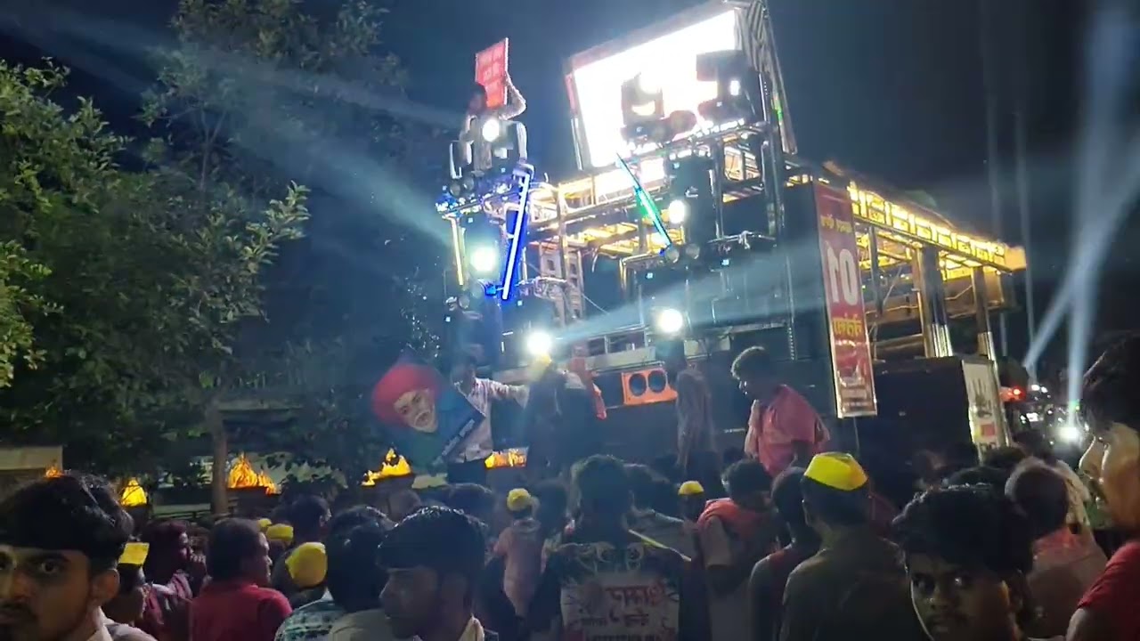 Shegaon navratri visarjan 2025 || amar band party netasa || sudarshan mandal shegaon