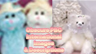 Rare And Obscure PBC International Chantilly Lane Product Images And Product Descriptions 