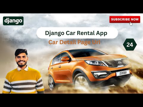 Django Car Rental App | Car Detail Page URL Setup | Dynamic URL & Slug in Django