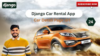 Django Car Rental App | Car Detail Page URL Setup | Dynamic URL & Slug in Django