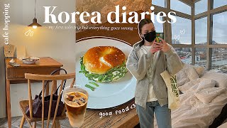 first solo trip to korea | cafe hopping, shopping &amp; food