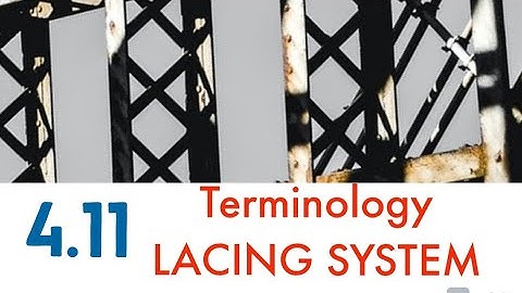 Terminology | Lacing System | Built-up Column | Steel Structures | Civil Engineering