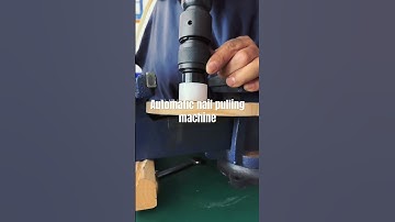 Automatic nail pulling machine, #diy automatic feeding nails, efficient save labor  #tools