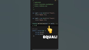 Use Records for your data models in C# #csharp #coding #dotnet