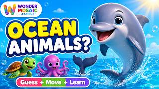 Ocean Animals for Kids 🐬 | Fun Sea Animal Guessing Game for Toddlers