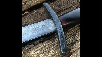 Forging a Damascus Viking Sword, the complete build