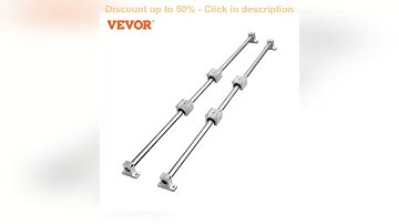 #VEVOR SFC 2PCS Linear Guide Rails SFC16 SFC20 1000/2000mm & 4 Slide Blocks High Load-Bearing for