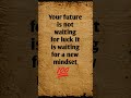 Your Future Needs a New Mindset, Not Luck🔹 #investing #finance #fact #trending #viral