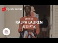 Quick Looks RALPH LAUREN Look 56 SS23 RTW 