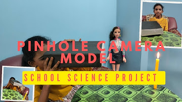 PINHOLE CAMERA MODEL | HOW TO MAKE PINHOLE CAMERA | KIDS SCIENCE PROJECT | DIY