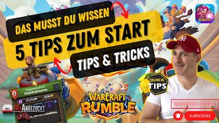 Top 5 unverzichtbare Tipps für WARCRAFT RUMBLE - Vermeide diese Fehler! | WARCRAFT RUMBLE Deutsch