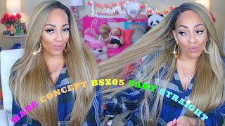 30 INCHES HUNTY SUPER REALISTIC HAIR TEXTURE ⎮ MANE CONCEPT Synthetic Lace Front Wig SamsBeauty.com screenshot 1