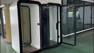 Office Phone Booths For Coworking Spaces - No Embly Required - Indoor And Outdoor Booths
