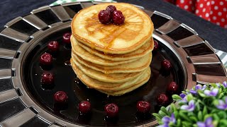 Dadına Doymaq Olmur 5 Dəqiqəyə Ballı Vişnəli Pankek