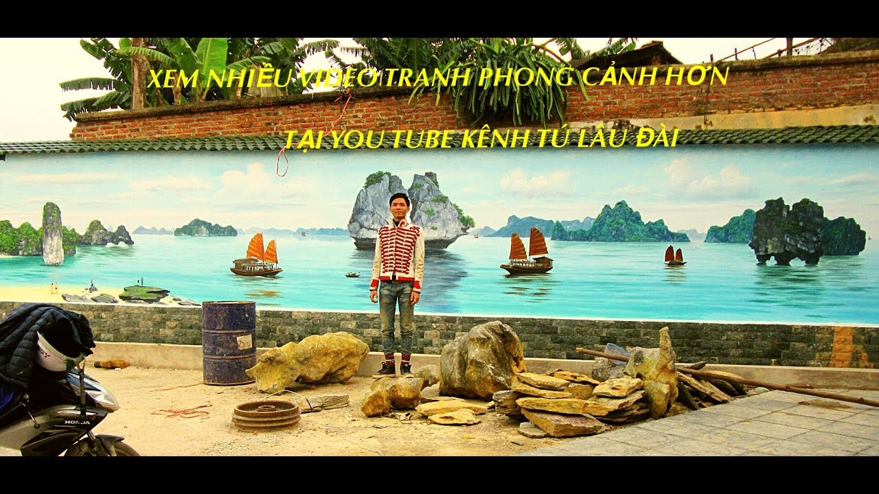 Tranh Tường biển Vịnh Hạ Long ( Sea walls Halong Bay )