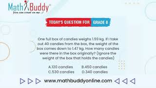 Math Practice Problem Grade 8 Question 242