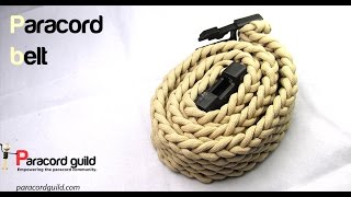 How to make a paracord belt