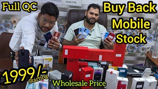 Buy Back Mobile Stock Full QC Pass Wholesale Price Delhi IPhone Market With GST Bill Warranty