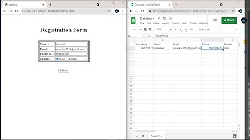 How to submit HTML form data to google spreadsheet?