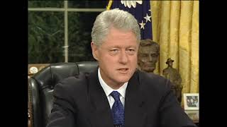 President Bill - William .J. Clinton's Final Address Farewell to the Nation as President