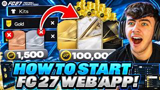 How To Get The PERFECT START on The FC 27 Web App!