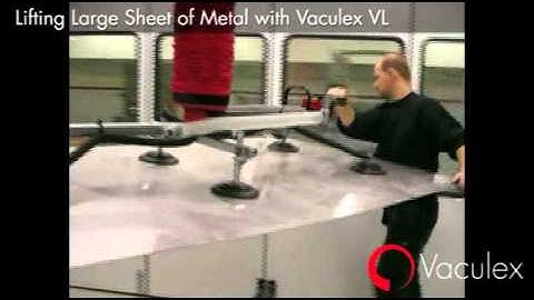 Lifting a Large Sheet of Metal with Vaculex VL