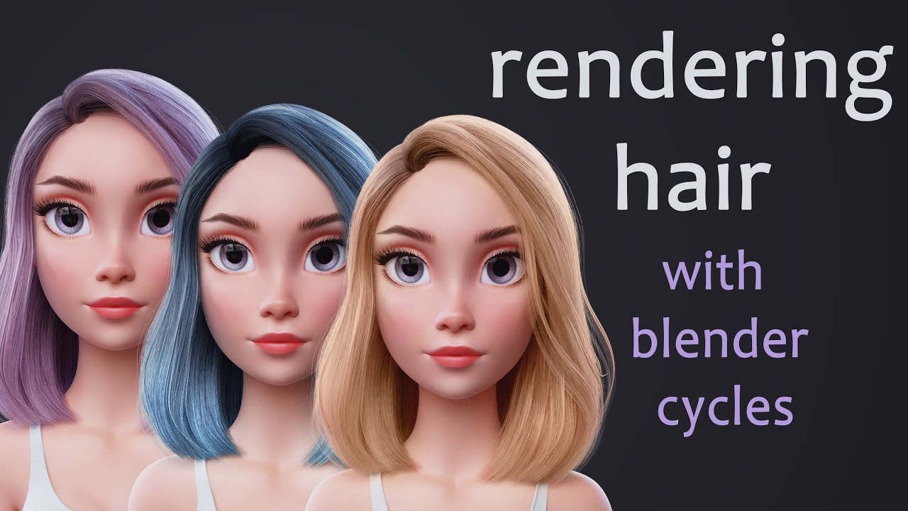 Blender Hair Tutorial: How to Create Blonde Hair Using the Hair Particles Add-on - wide 7
