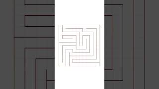 Drawing a Maze Everyday Day 2 #shorts #illustrator #maze