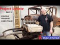 Model A Ford Traditional Hot Rod Build! Update 3. A pillar rust repair, and talking about the HEMI!