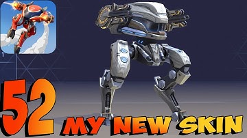 Mech Arena: Robot Showdown - Gameplay Part 53 - My New Skin Zephur White Wood🔥(iOS,Android)
