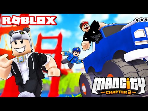 Mad City 2 Oynuyoruz!! Yeni Harita ve Arabalar Geldi - Roblox